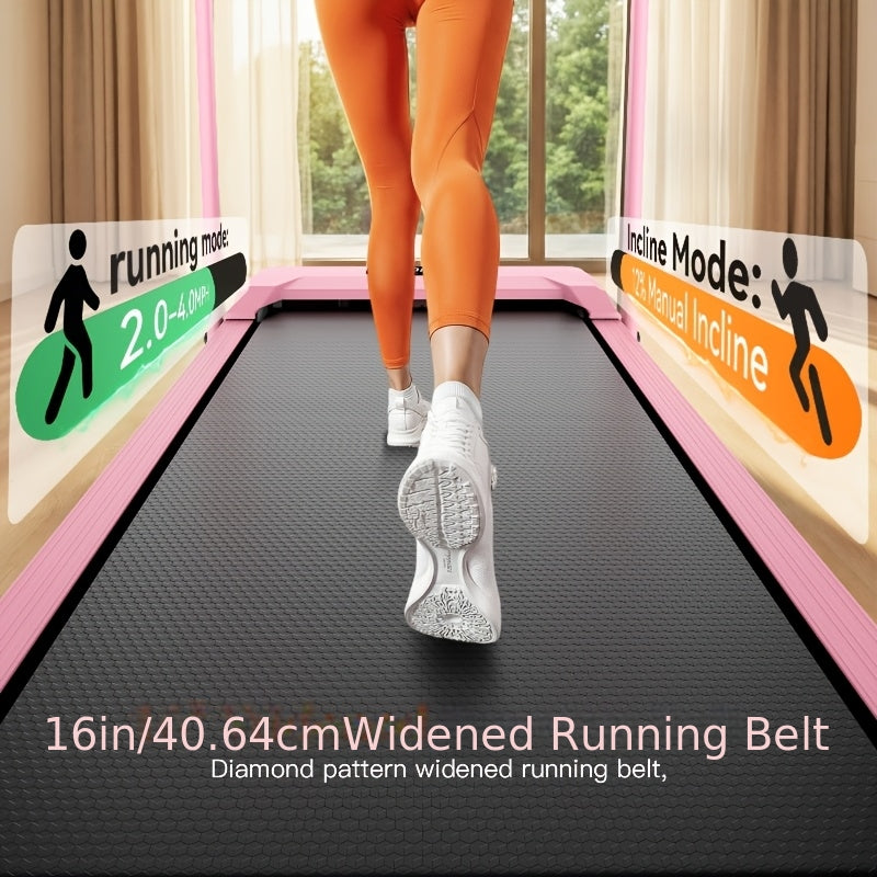 4-In-1 Office Desk Treadmill, Home Folding Treadmill, Treadmill with Walking Pad, Adjustable Incline, 11.5 Km\u002FH, 2.5 Horsepower, Silent Operation, Supports Up to 320 Pounds